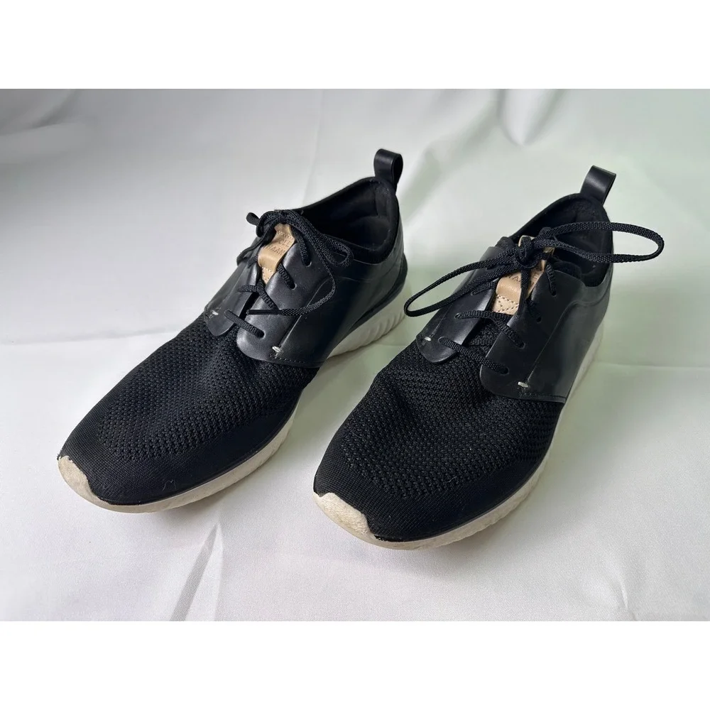 Cole Haan‎ Knit Oxford Shoes Lightweight Cushioned Black Size 11M Mens C26395